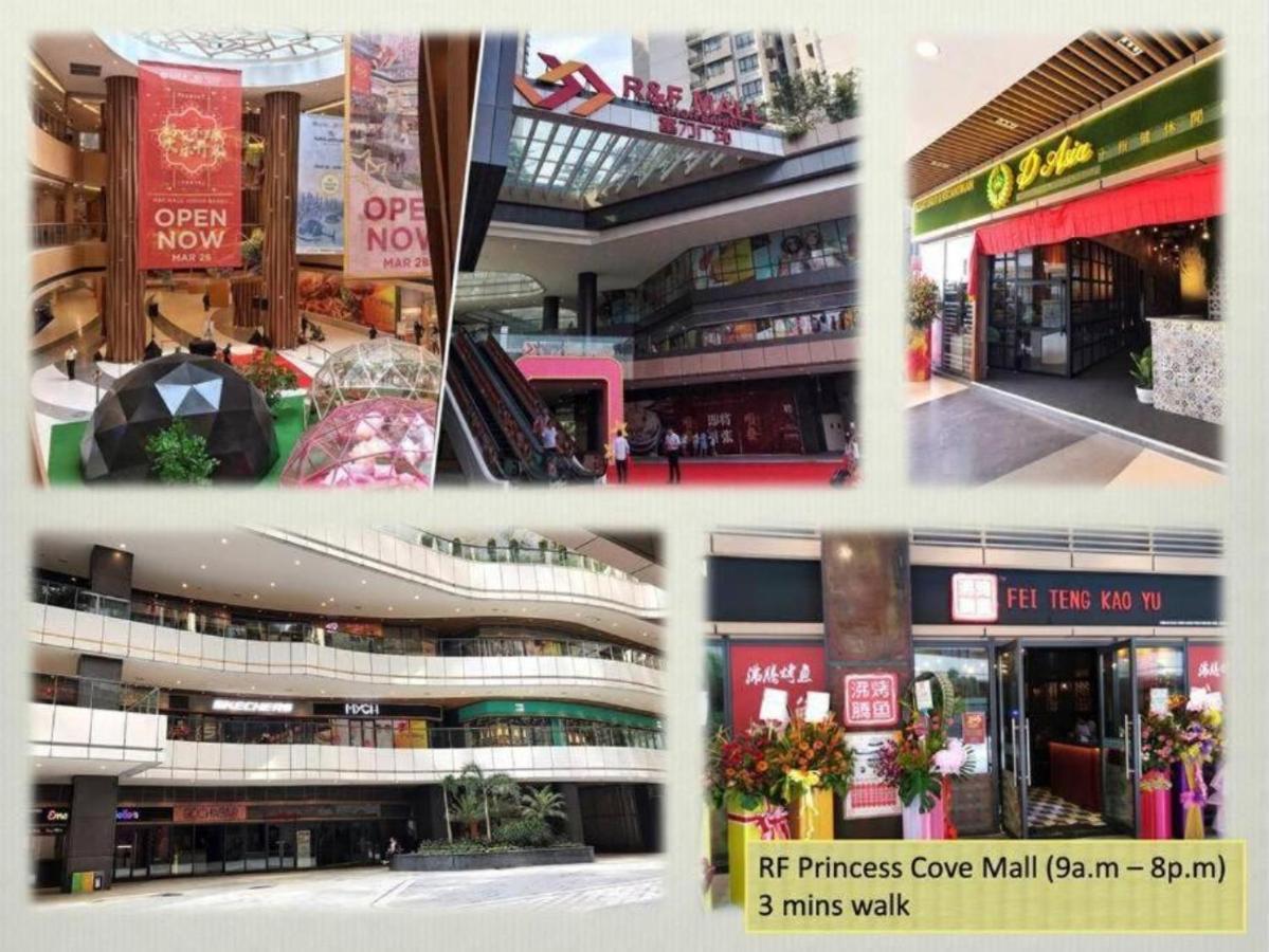 Seaview Condo Near Rf Mall, Food Court & Free Netflix Johor Bahru Exterior foto